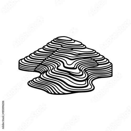 Surfboard and Bird Icon: Surfing, Ocean, Beach Life, Nature, and Freedom Symbol