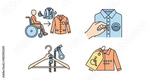 Adaptive Clothing and Inclusive Fashion Icons for Disability.