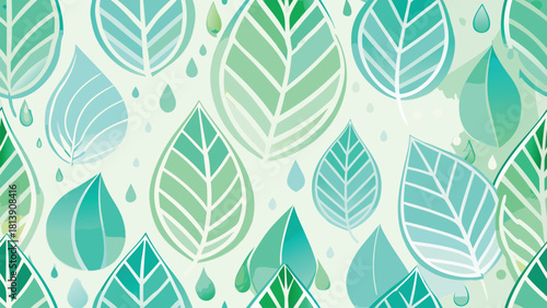 Elegant abstract flower pattern built from repeating overlapping petal shapes vector illustration ai generated art