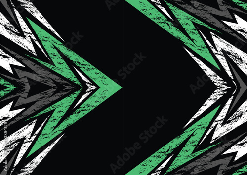 Abstract background with geometric spike line sport pattern and with some copy space area