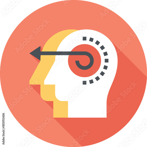 Modern initiative flat line vector illustration icon design concept. Icon for mobile and web graphics. Flat symbol, logo creative concept. Simple and clean flat pictogram