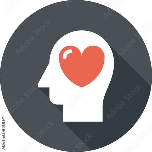 Modern feelings flat line vector illustration icon design concept. Icon for mobile and web graphics. Flat symbol, logo creative concept. Simple and clean flat pictogram