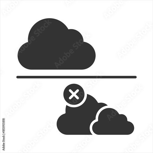 Coping With Rejection Glyph Icon Vector Illustration