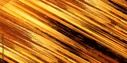 Black and orange modern abstract background with yellow glowing movement and high-speed light effect. Vector illustration