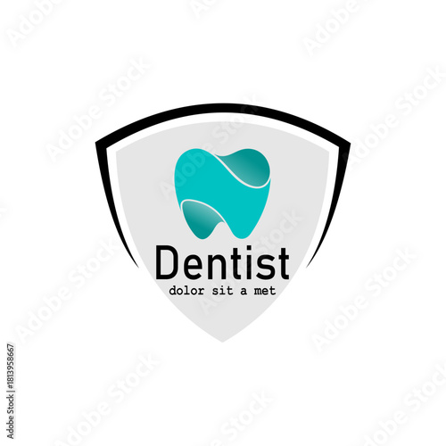  Dentist Clinic Logo Design Vector.
