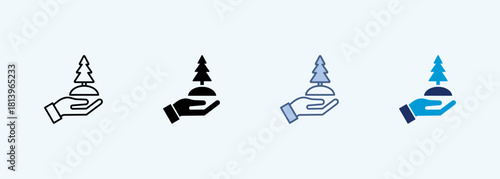 environtment multiple style icon collection