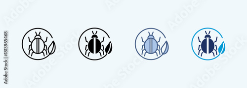 insect   multiple style icon collection