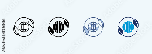 enviromental    multiple style icon collection