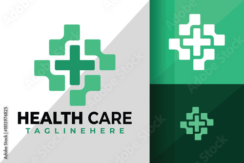 Health Care Medical Logo Logos Design Element Stock Vector Illustration