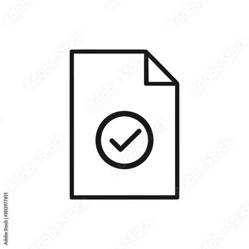 Document Icon Vector illustration	
