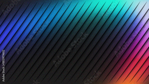 Diagonal Gradient Stripes with Subtle Texture and Shadow Effect abstract background 3