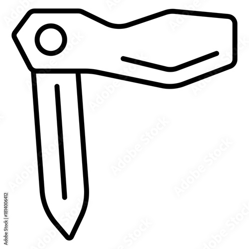Pocket Knife outline icon