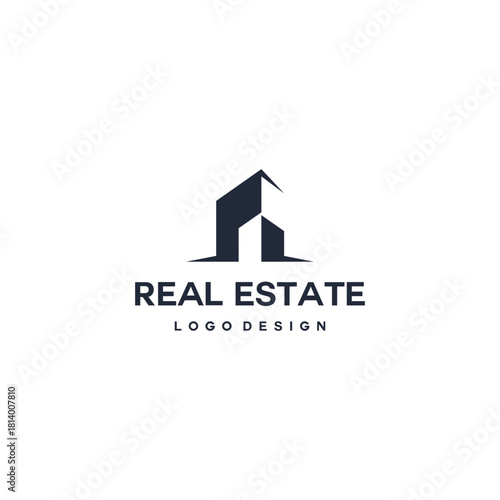 Real estate logo modern design template. Suitable for business building, construction.