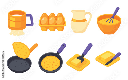 Kitchen essentials: cooking tools and ingredients