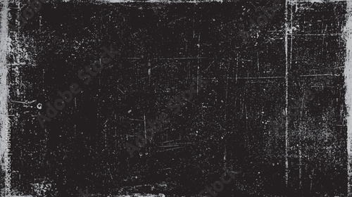 Dark gray textured background with white speckles and scratches creating a distressed grunge effect vector