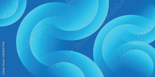 Modern banner background. Abstract frame blue gradations. Circle shape. Colorful. Vector illustration. eps 10