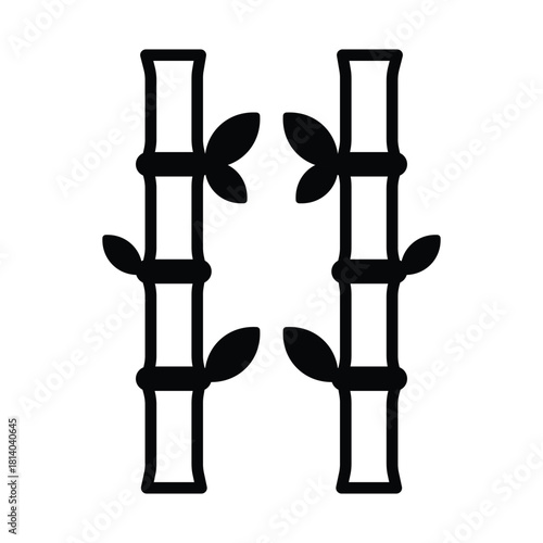  Bamboo Vector icon which can easily modify or edit