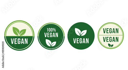 Vegan Product Labels Promoting Healthy Lifestyle Choices for Eco-Conscious Consumers in the Food Industry, Showcasing Plant-Based Nutrition and Ethical Consumption in Modern Marketing Presentations, G