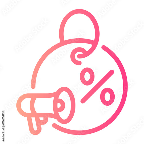 label gradient icon