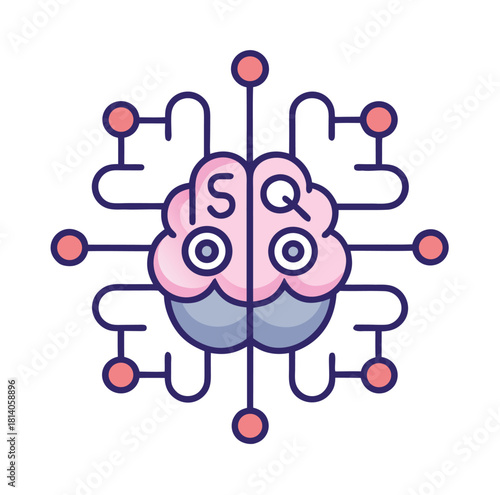 Cloud computing and social media network concept illustration with business people connecting via a technology web symbol icon set