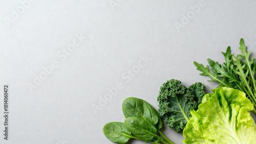 Fresh vibrant salad greens offering healthy eating choices for mindful meal prep