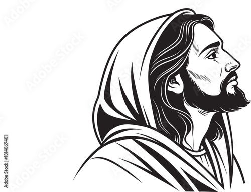 black vector in a jesu