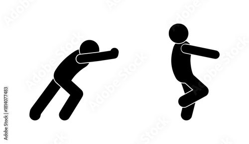 running man silhouette
