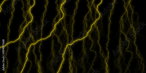 Luxurious Black Granite with Veins of Pure Gold. ntense lightning strikes across a dark night sky. vibrant display of atmospheric electricity with stunning lightning strike against dark sky backdrop.
