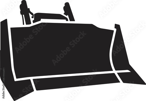 Heavy construction machinery bucket, ready for industrial work and earthmoving