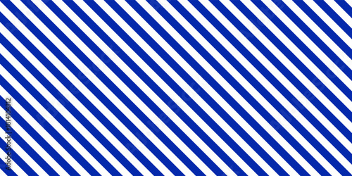 blue stripes on white background. Striped diagonal pattern Vector illustration of Seamless background Christmas or winter theme Background with slanted lines