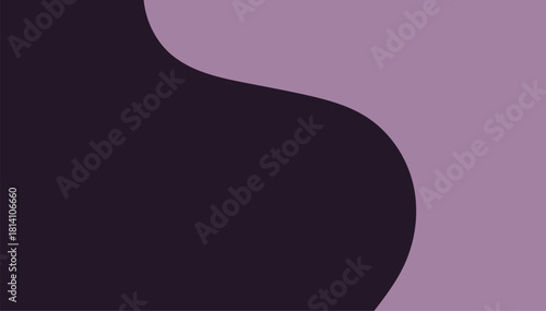 Abstract vector illustration of a purple background with a blue and green screen animation