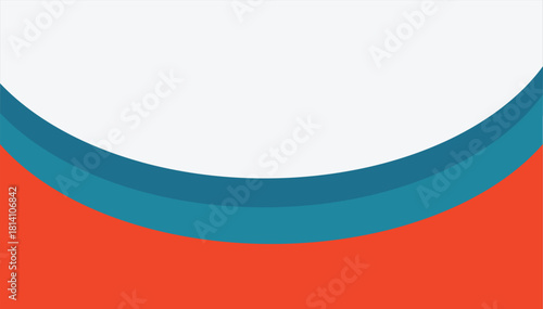 Abstract vector illustration of a blue background wave concept for business banner or web header design
