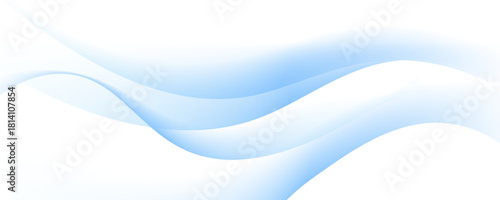 Vector abstract colorful flowing wave lines isolated on white background. Design element for technology, science, modern concept.