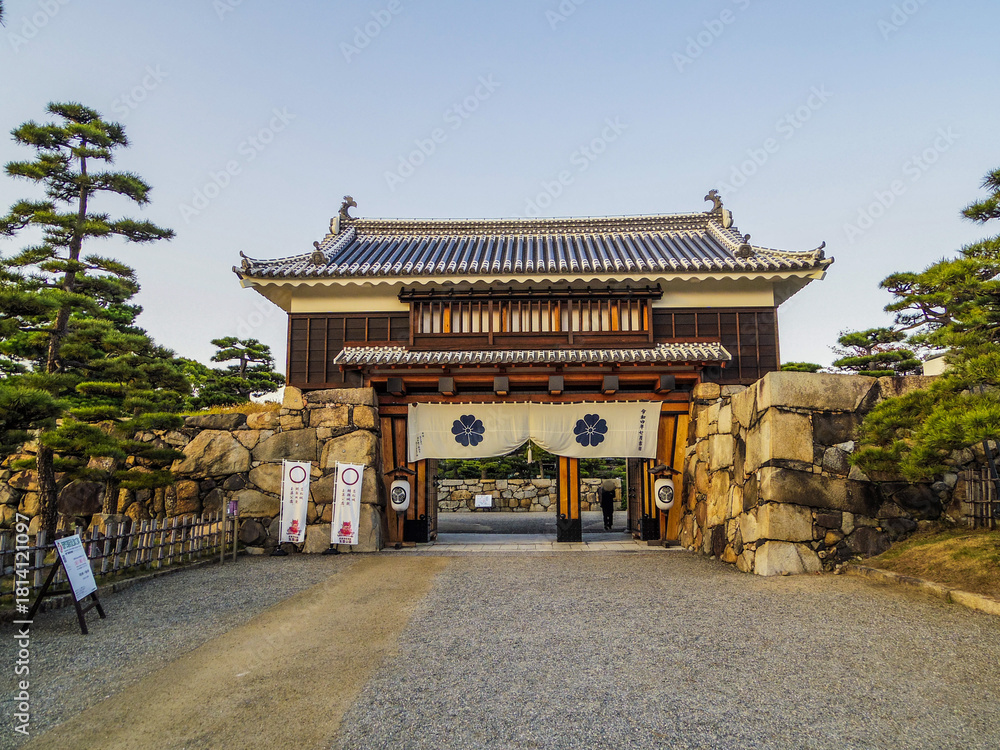 Naklejka premium 【香川県】高松市・玉藻公園