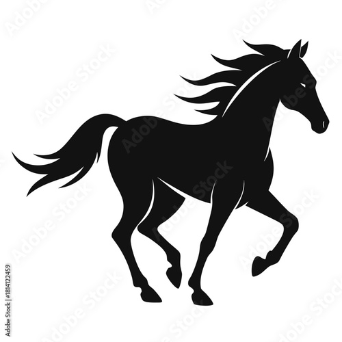 Running Horse Silhouette