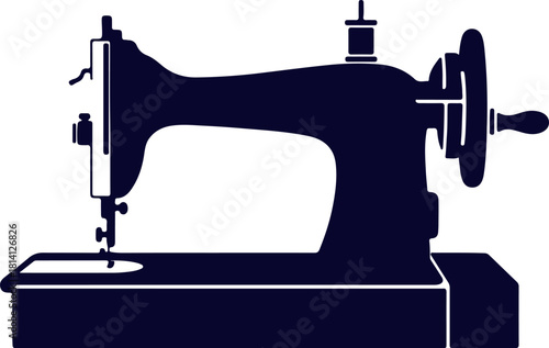 old sewing machine vector
