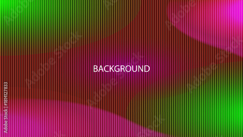 Abstract background with vibrant green and pink gradients and a fine vertical line texture.