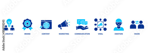 Storytelling concept for web banners, hero images, printed materials vector illustration with keywords and icons