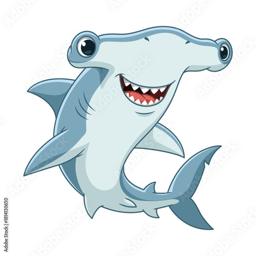 Cute Hammerhead Shark Cartoon