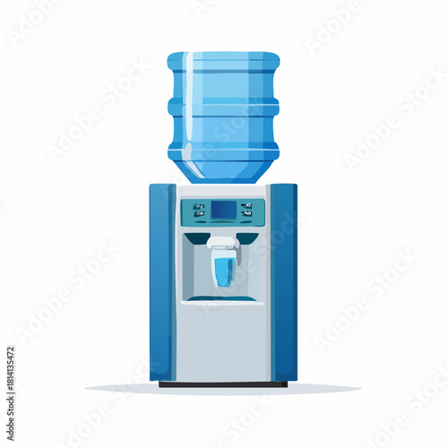 Distributeur d'eau, fontaine à eau, pour entreprise ou particulier, isolé sur fond blanc