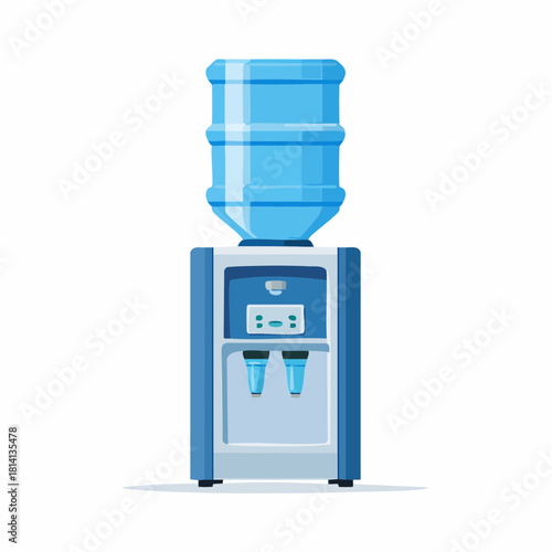 Distributeur d'eau, fontaine à eau, pour entreprise ou particulier, isolé sur fond blanc