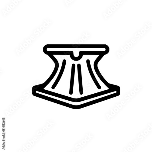 Anvil icon blacksmith tool vector illustration metal craft equipment forging symbol industrial design element
