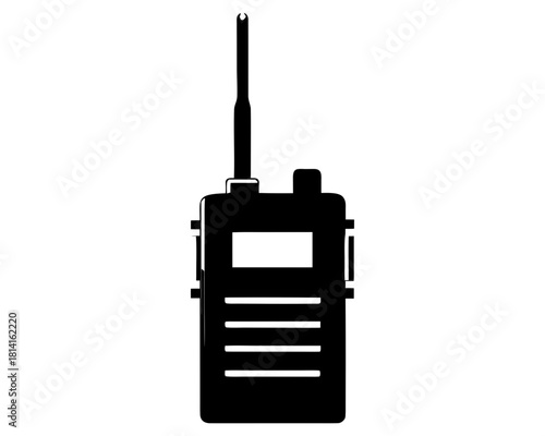 walkie talkie   black silhouette vector,walkie talkie  icon