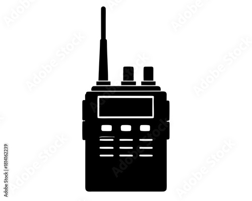 walkie talkie   black silhouette vector,walkie talkie  icon