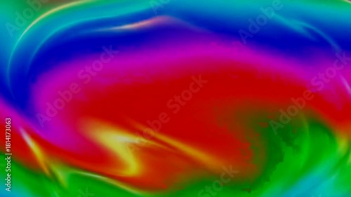 Wallpaper Mural Vibrant abstract waves of color blending seamlessly in a fluid motion, creating a dynamic backdrop Torontodigital.ca