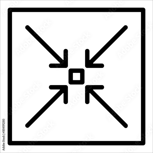 Zoom Out  Icon Element For Design