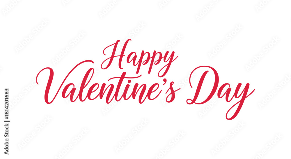 Fototapeta premium Elegant Valentine's Day Greeting A Heartfelt Message of Love and Affection for That Special Someone