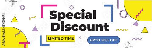  super sale banner template design, Big sales special offer Vector illustration