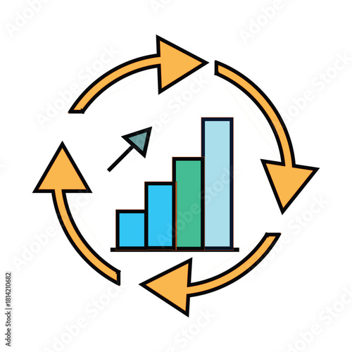 Continuous Improvement free icon