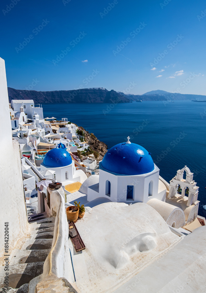 Fototapeta premium Santorini Panorama Greece